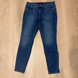 Banana Republic Petite Skinny Fit Blue Washwell Denim Jeans Size 28/6